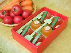 大地からの恵み トマトゼリー・にんじんゼリー