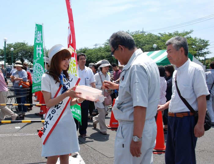 ポケットファームどきどきでのメロン祭り