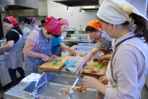 昨年度の様子（料理教室）