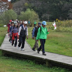 公園内でゴール